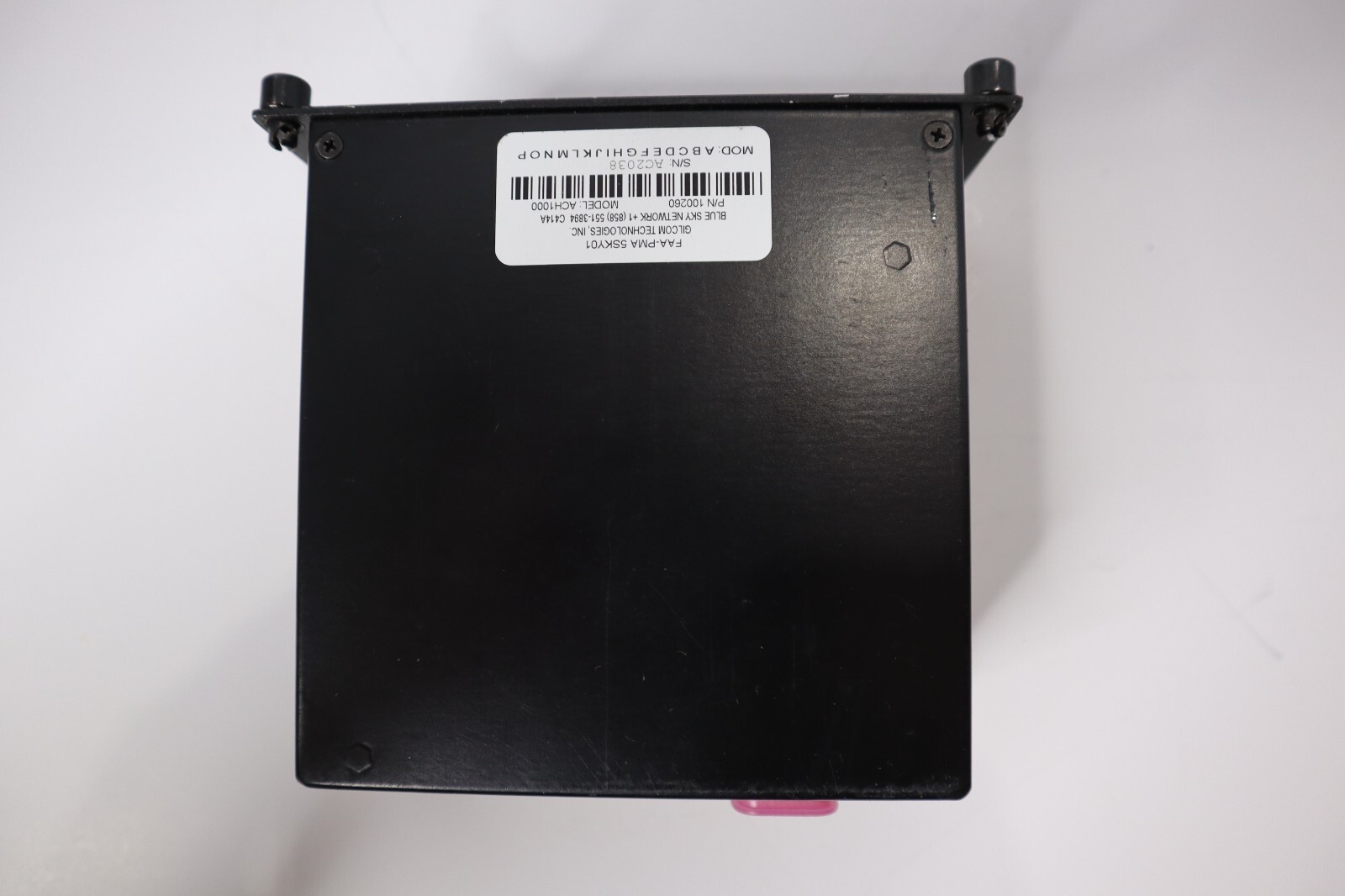 Blue Sky Network ACH1000 Control Panel Gilcom Technologies 100260 w/ FAA 8130-3