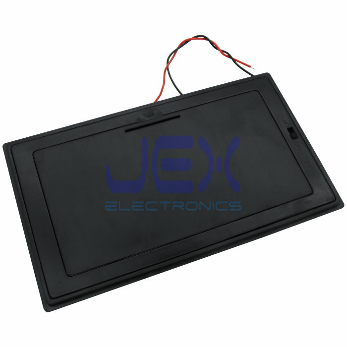 Eight/8X AA DIY Panel Mount Battery Holder Case Box 12V With Power Switch & Wire