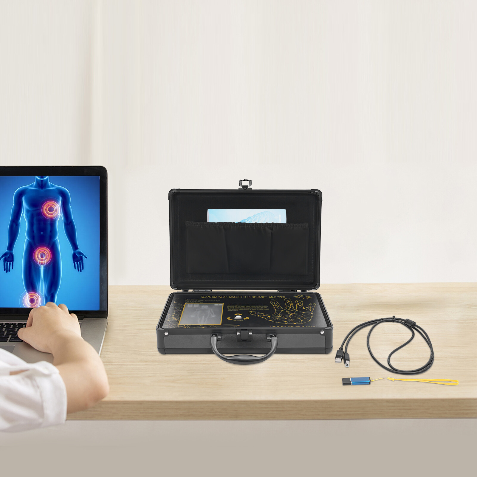 Quantum Magnetic Resonance Body Analyzer Quantum Resonance Magnetic Scanner NEW