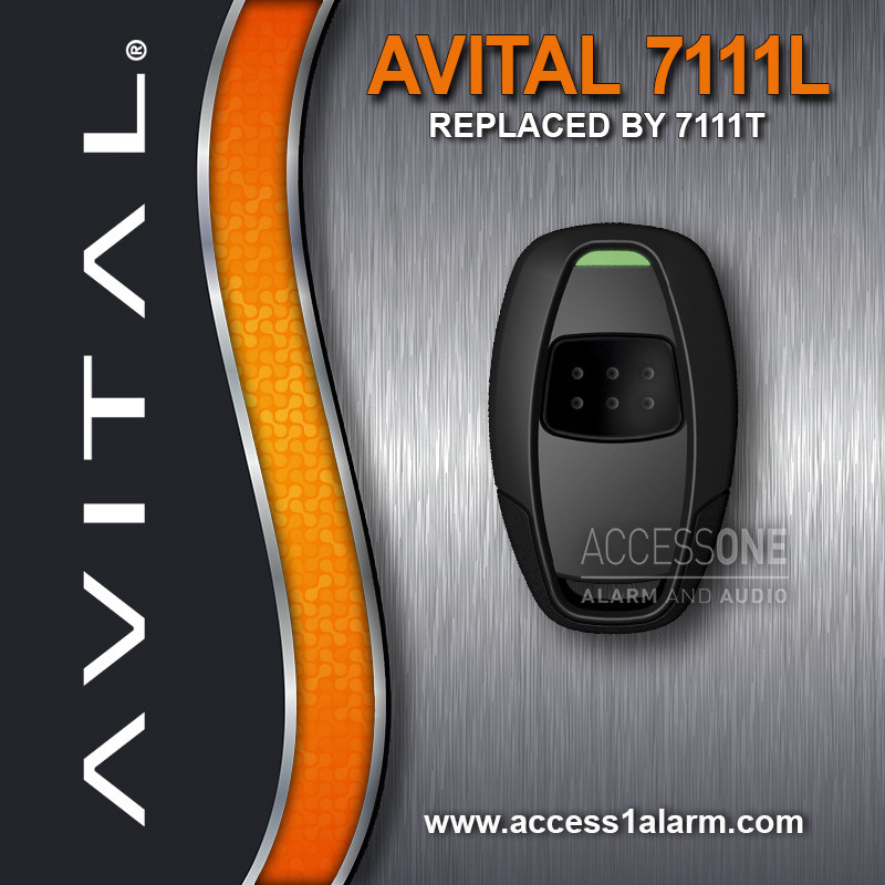 Avital 7111L 1-Button Remote Control Replacement Transmitter EZSDEI7111 7111T
