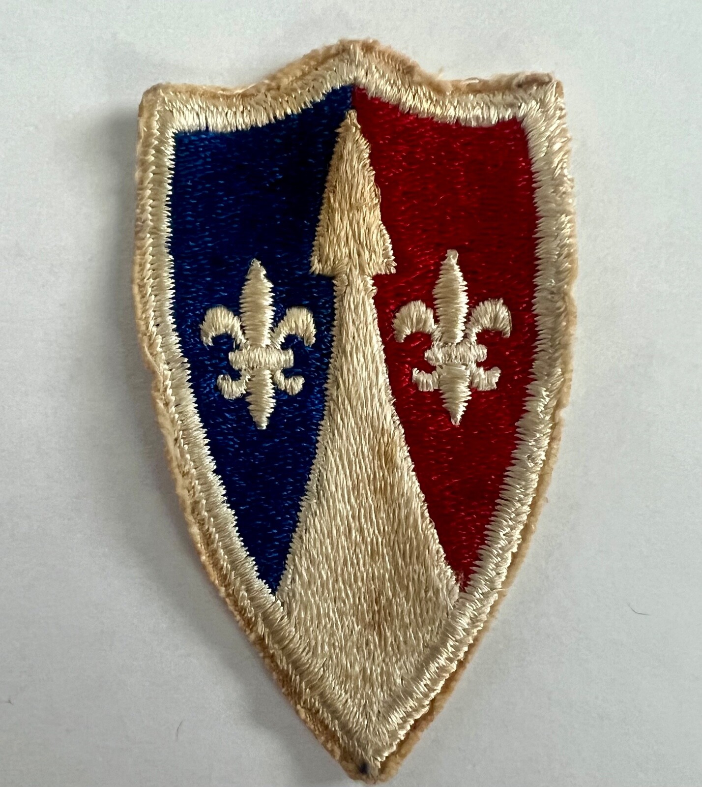 European Communications Zone US Army Patch, Cut Edge