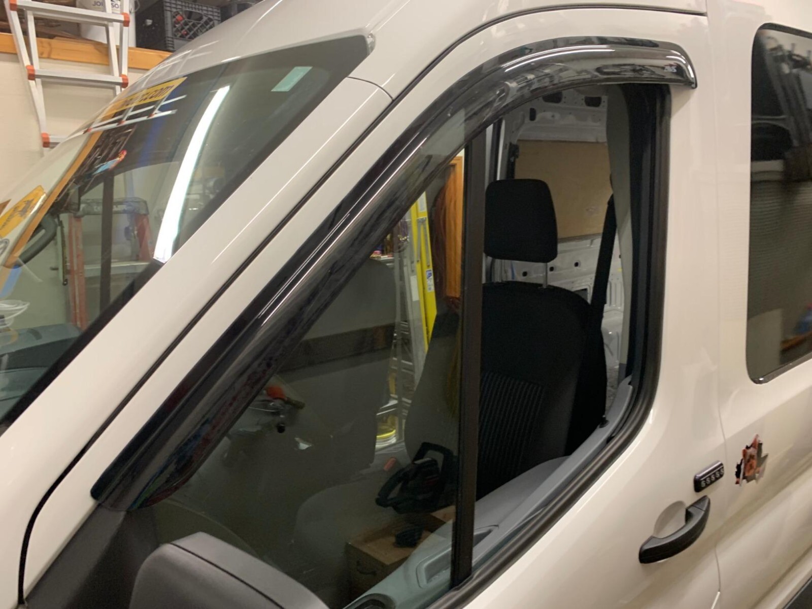 AVS Rain Guards Vent Visors Shade Tape-On for 2015-2024 Ford Transit Van 150 250