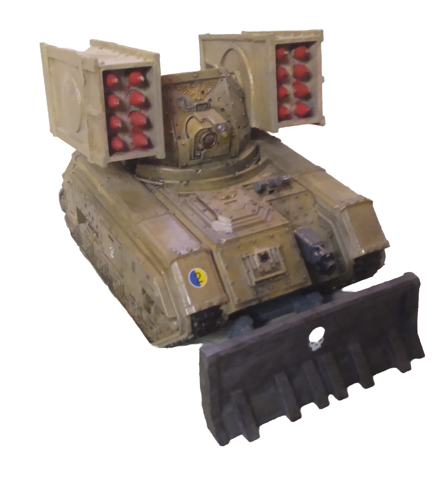 Warhammer 40K Armoured 3 In 1 Custom Support Tank Conversion: Magnetized Weapons