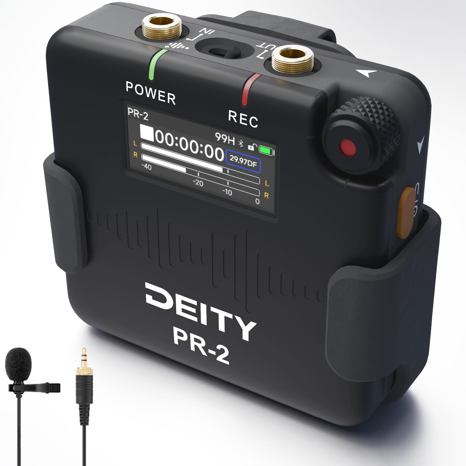 Deity PR-2 Stereo Pocket Audio Recorder Microphone 32-Bit Float Video Recording