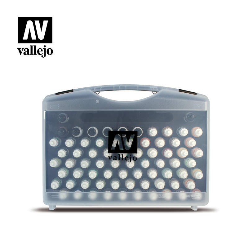 Vallejo Empty Paint Case - 72 Paints New