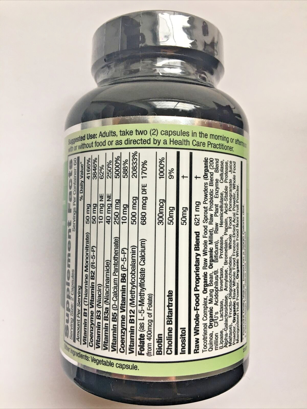 Emerald Labs B-Healthy L-5 Methyltetrahydrofolate 5-MTHF Coenzymated 120 Capsule