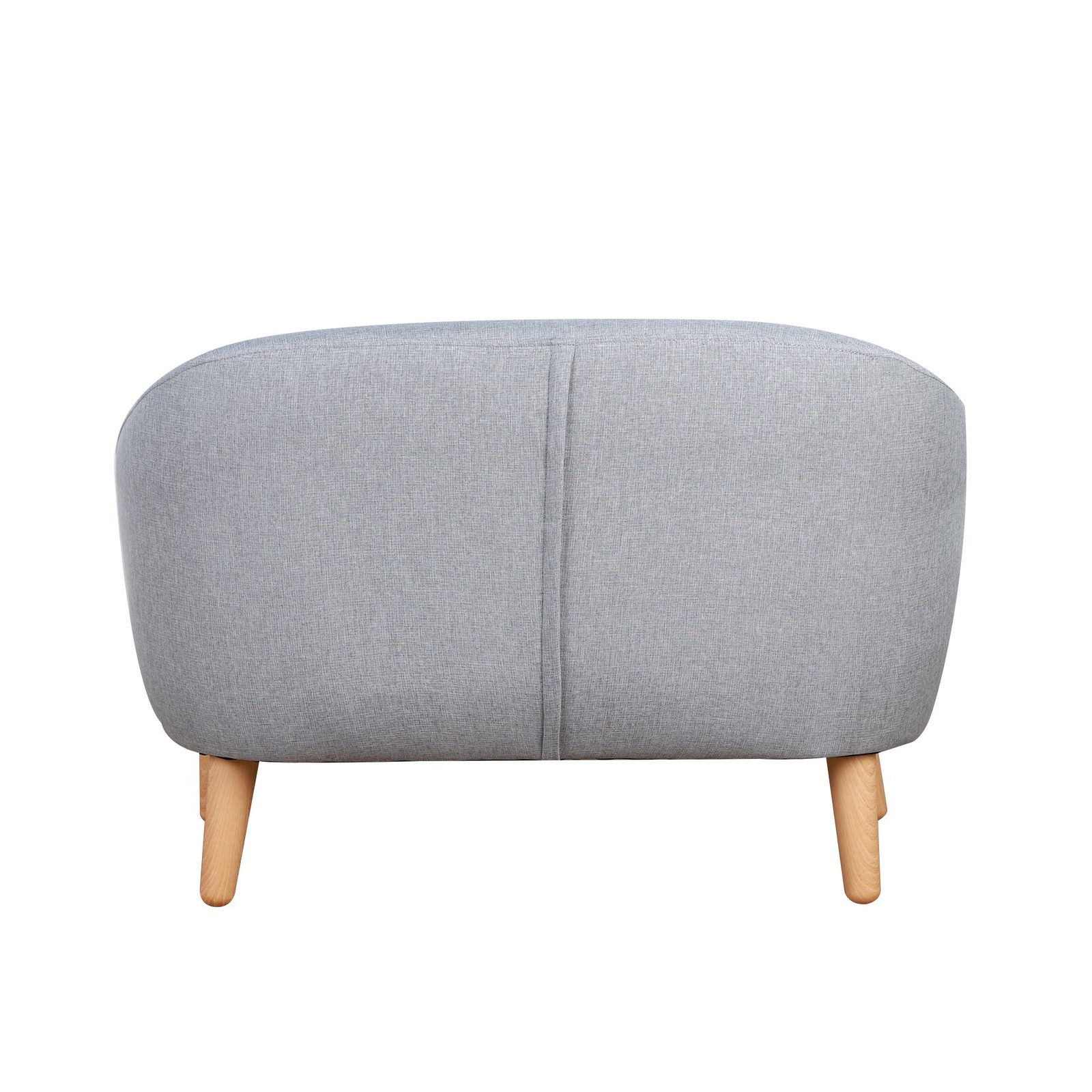 Kids 2-Seat Sofa Toddlers Armchair Linen Fabric Wooden Frame for Ages 3-6 Year