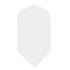 White Slim Poly Royal Hard Dart Flight
