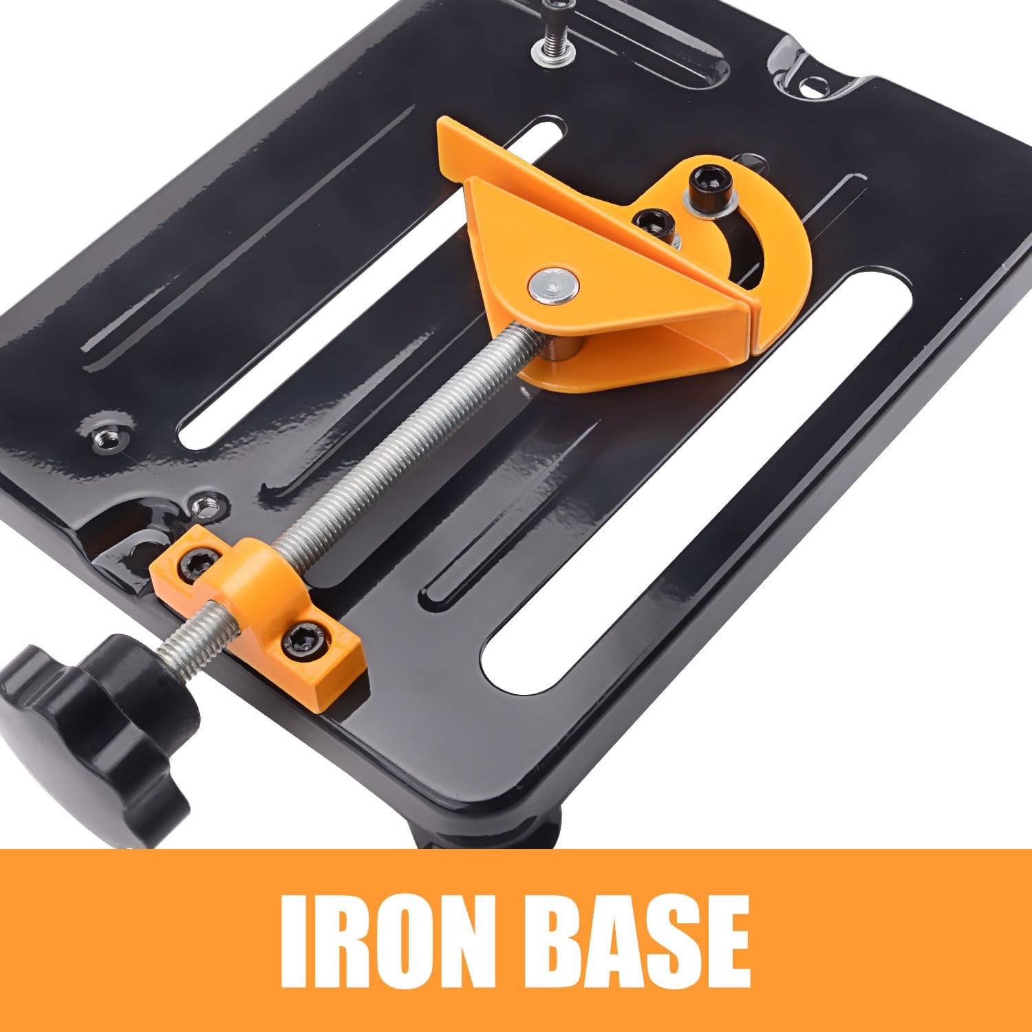 Adjustable Angle Grinder Stand with 45° Clamp & High-Strength Spring, Heavy-D...