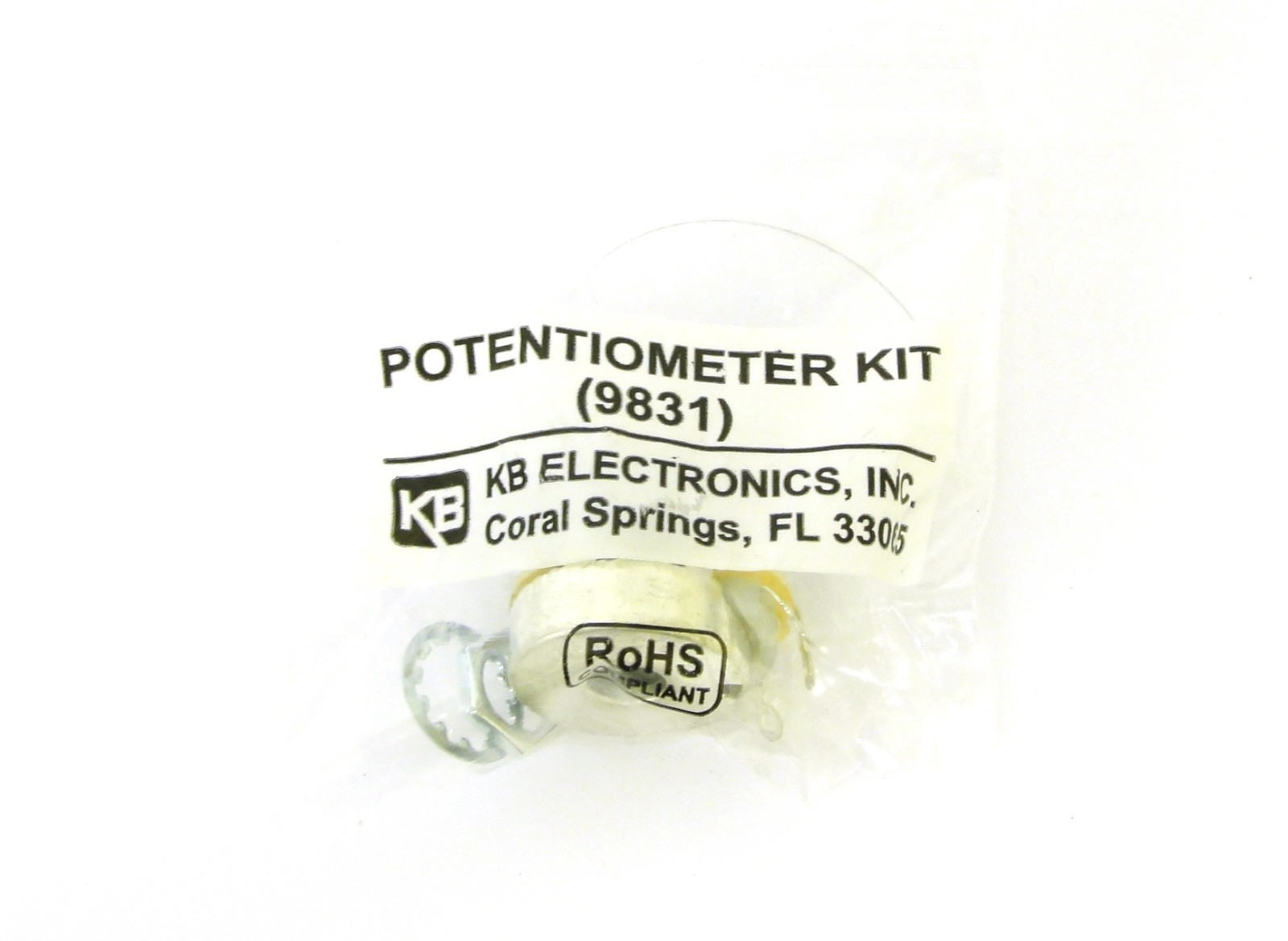 KB Electronics KB-9831 5K Potentiometer Kit for DC Speed Controls