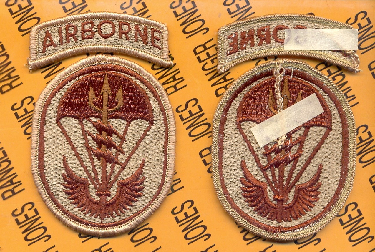 USA Special Operations Command South Airborne SOCSOUTH desert DCU patch m/e