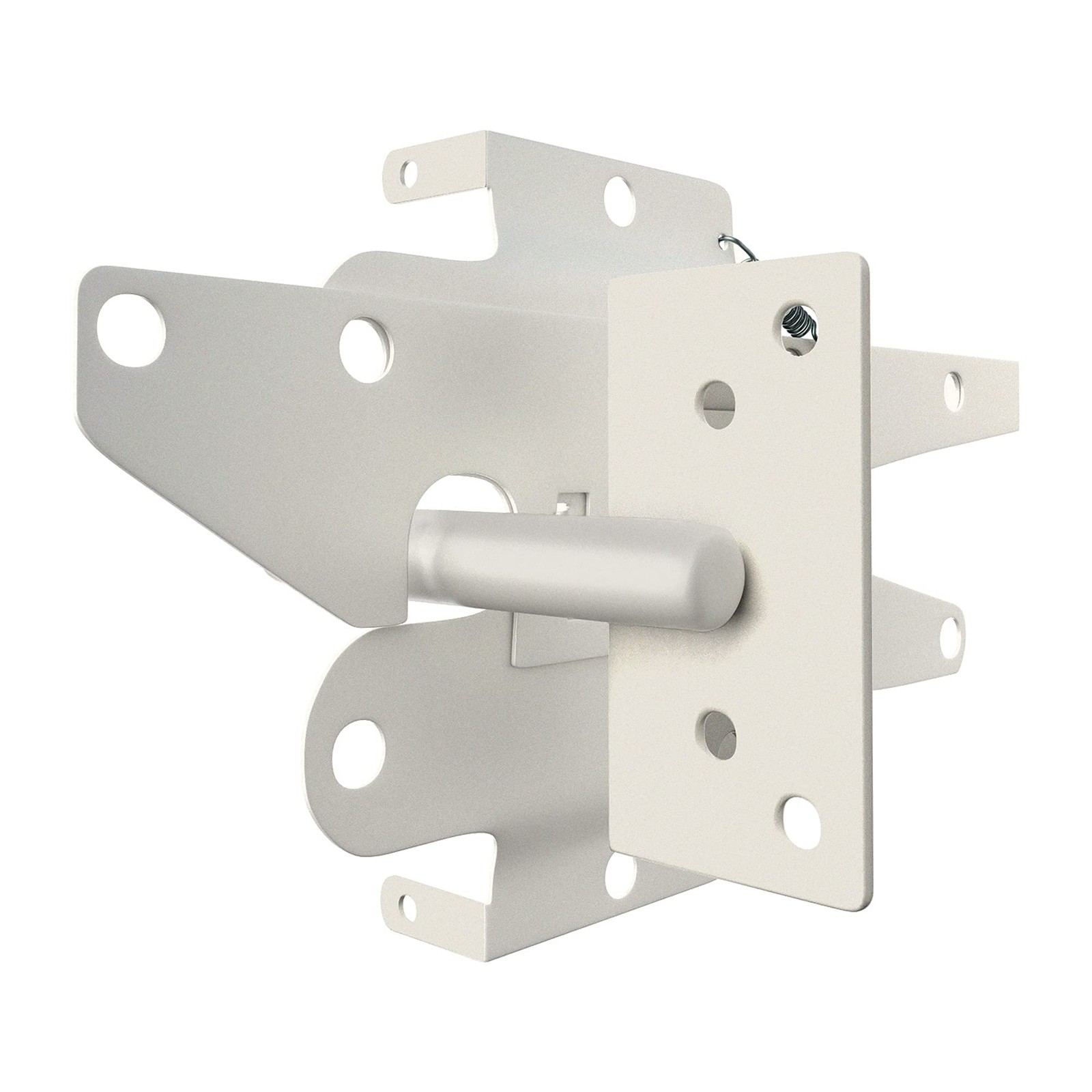 BORDERSMOVER White Automatic Gate Latch