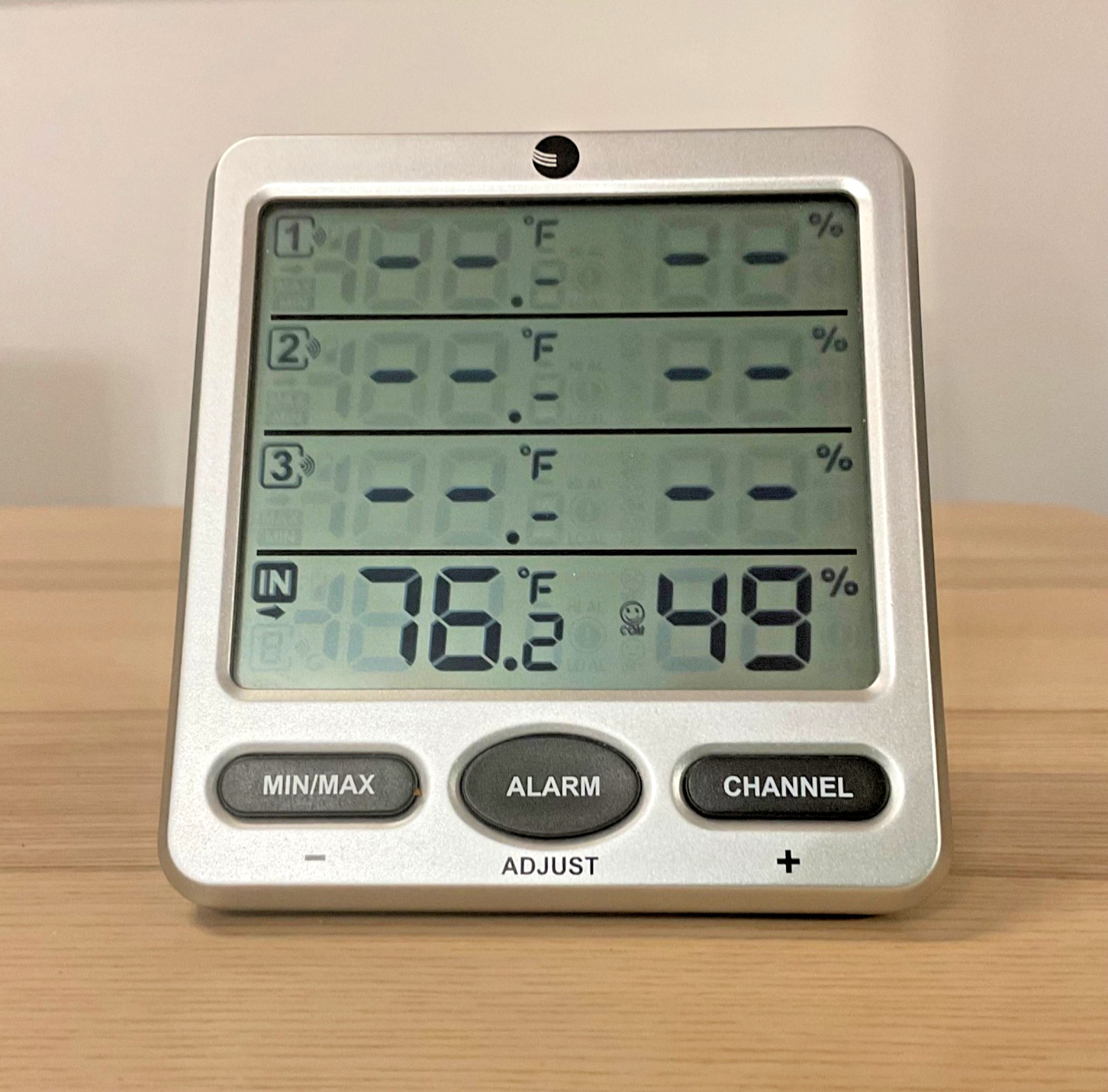 Ambient Weather WS-10-C Wireless Indoor/Outdoor 8-Channel Thermo-Hygrometer