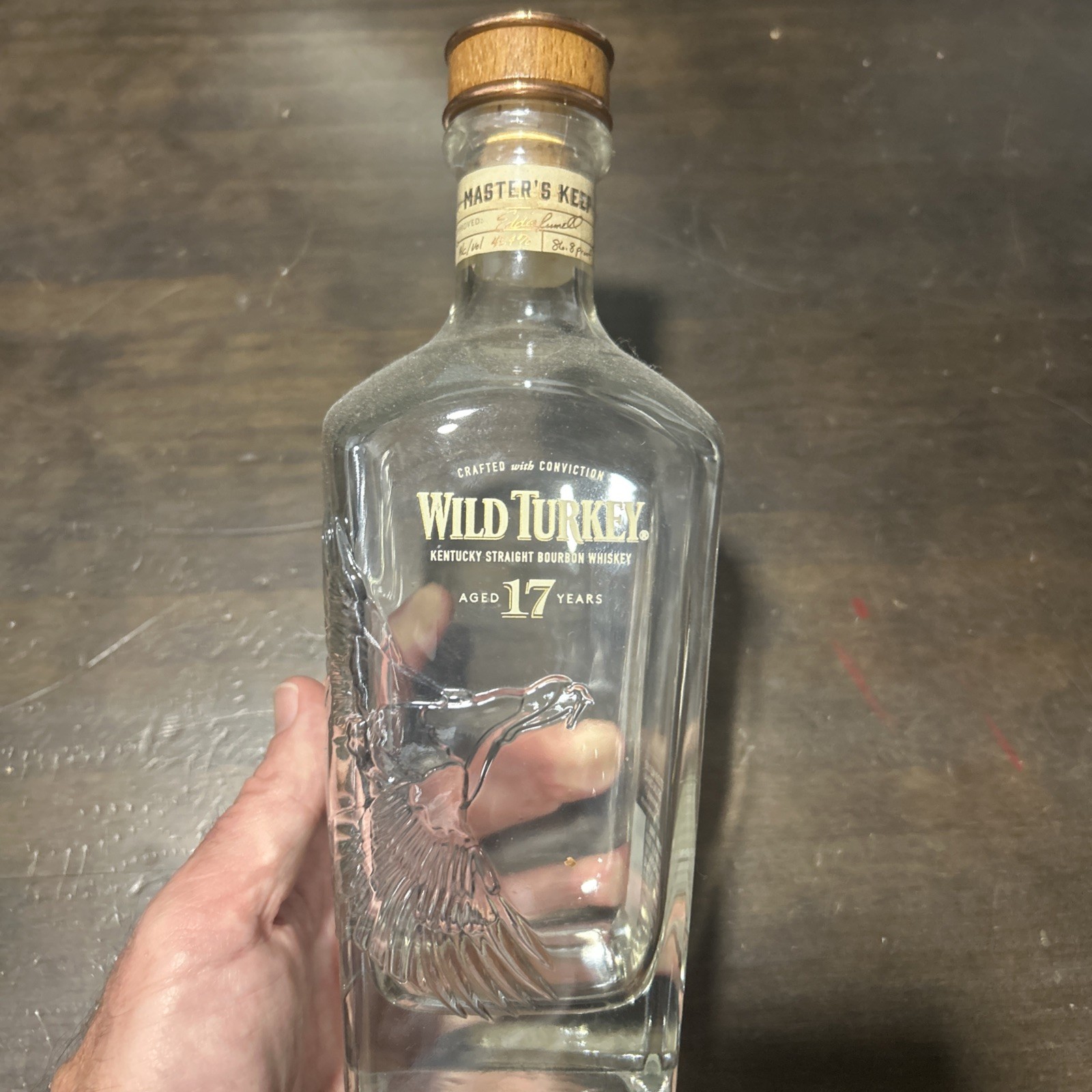 Wild Turkey Masters Keep 17 year batch 1 Unrinsed pappy van winkle