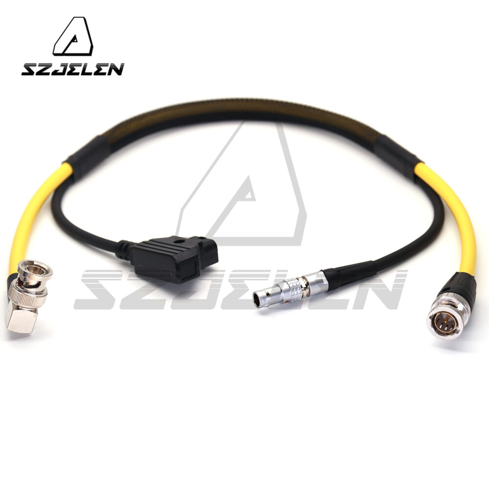 DTAP to 0B 2pin +SDI for SamHD 703,Cine7 Monitor Power Cable SDI Cable In One