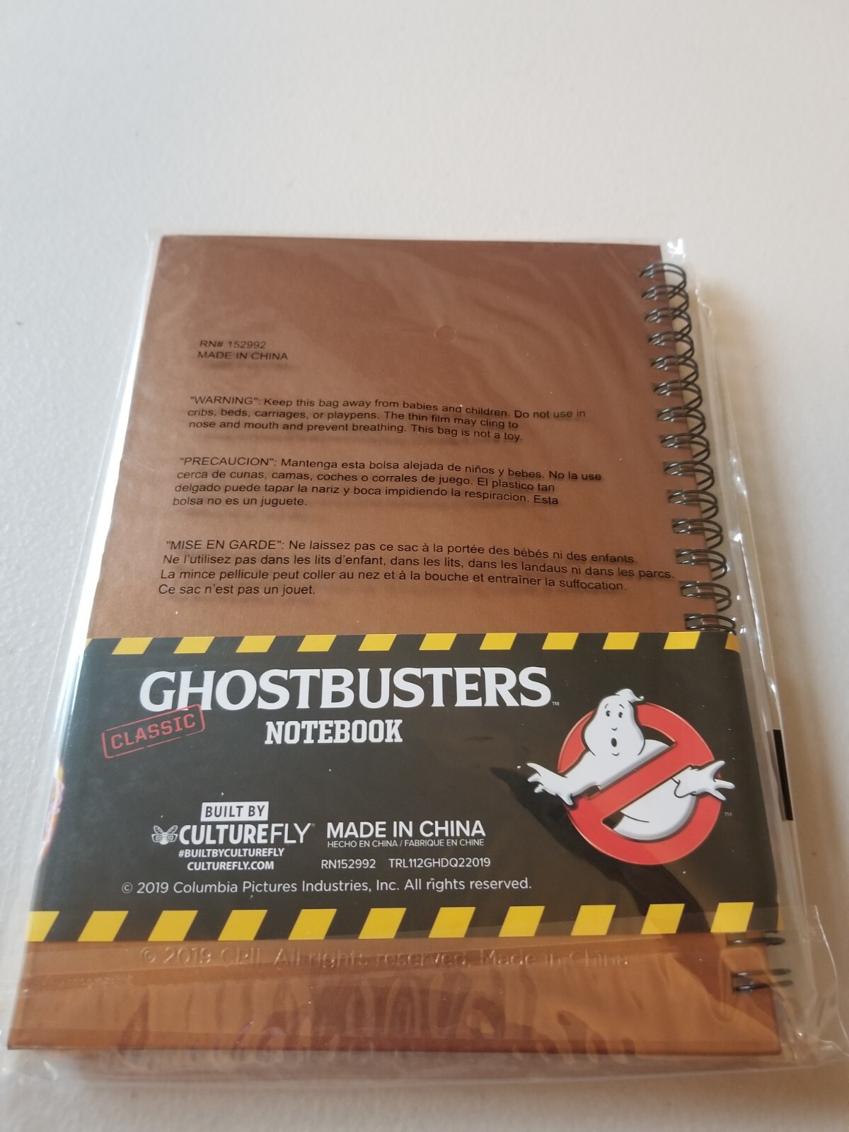 CULTUREFLY CLASSIC GHOSTBUSTERS GOZER'S TEMPLE LINED NOTEBOOK BNIP