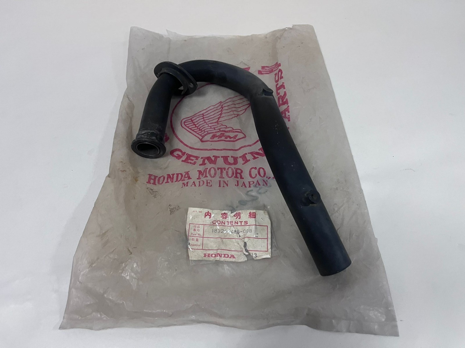 HONDA XL100S 1979-1980 EXHAUST PIPE # 18320-436-003 NEW (578)IR