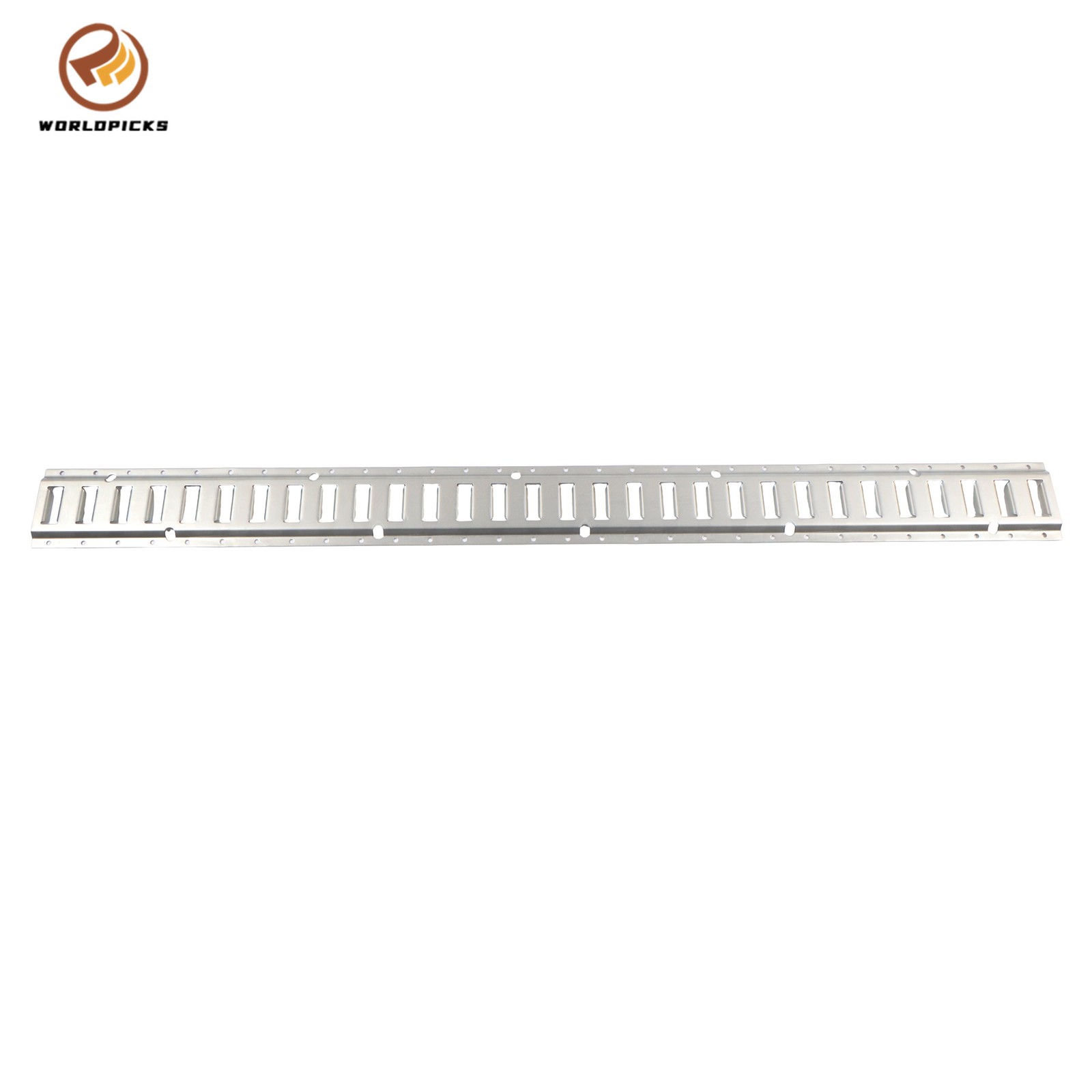 5' E Track Tie Down Rail 6 Pieces, Silver Galvanized, Universal Cargo Rail