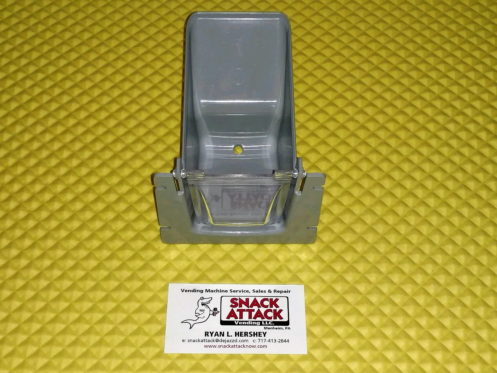 DIXIE NARCO 3800 & 5800 BEV MAX 4 COIN RETURN CUP W / FLAPPER / Free Ship!