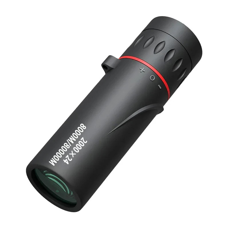 2000X24 HD Monocular Telescope Mini Portable Mobile Phone Telescope with Holder