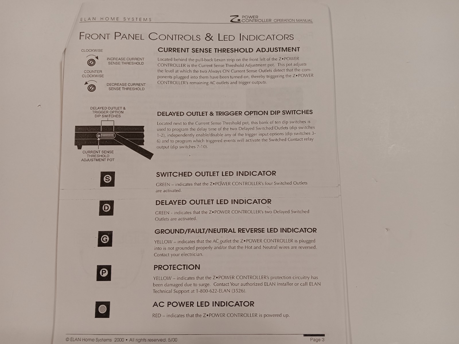 Elan Power Controller (Programmable Home Theater Power & Surge Component)