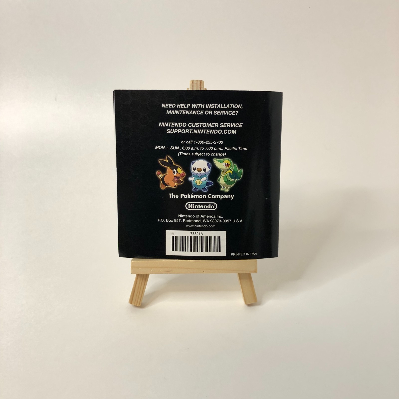 Replacement Case and Manual Only for Pokémon Black Version Nintendo DS