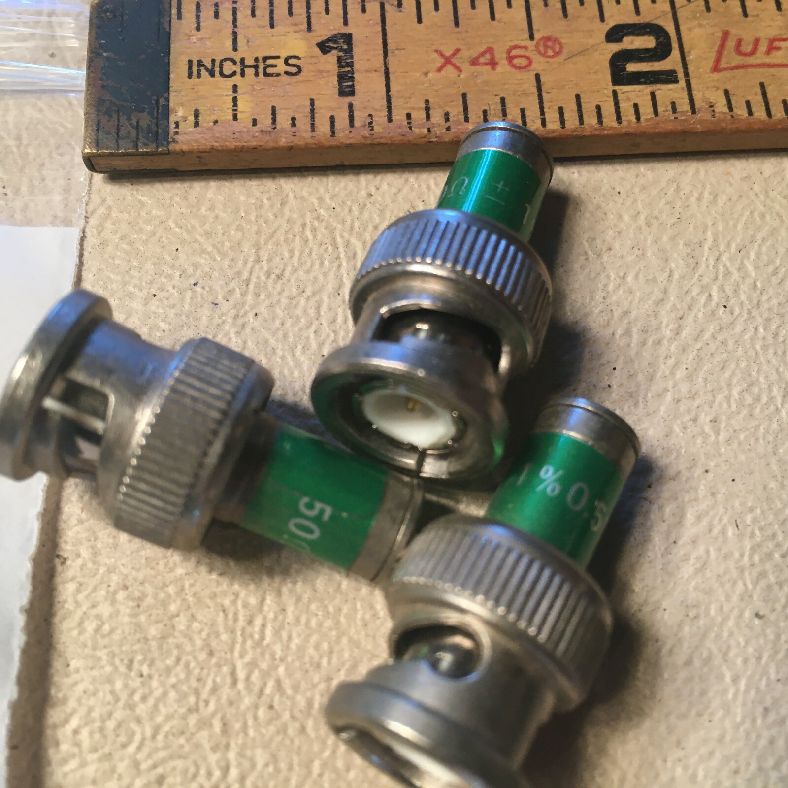 Three HP 50 ohm, .5 watt loads