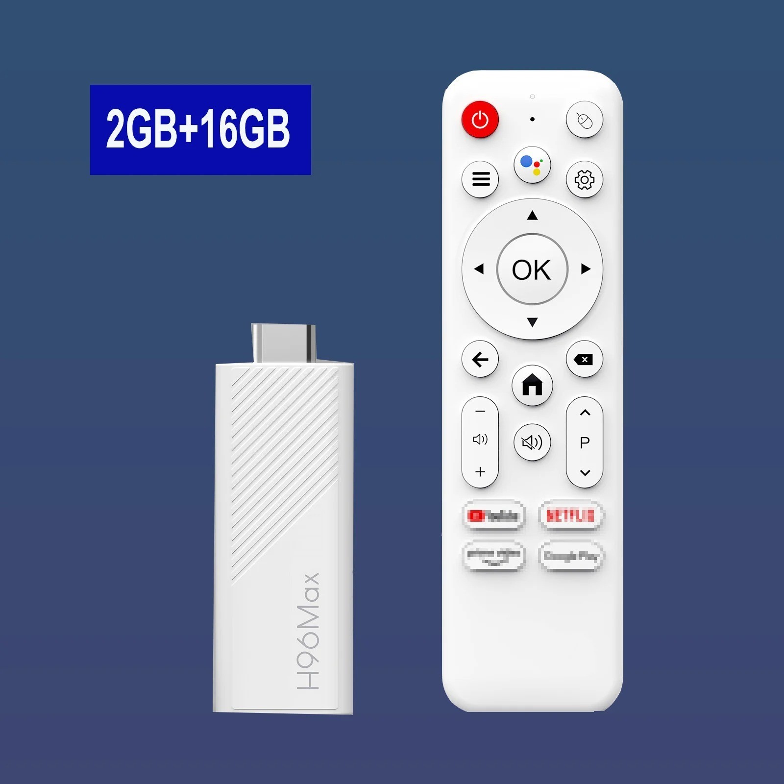 H96 MAX Android TV Stick Allwinner H313 with 2.4G Wifi 5G Wifi6 Dual Brand 8GB 1