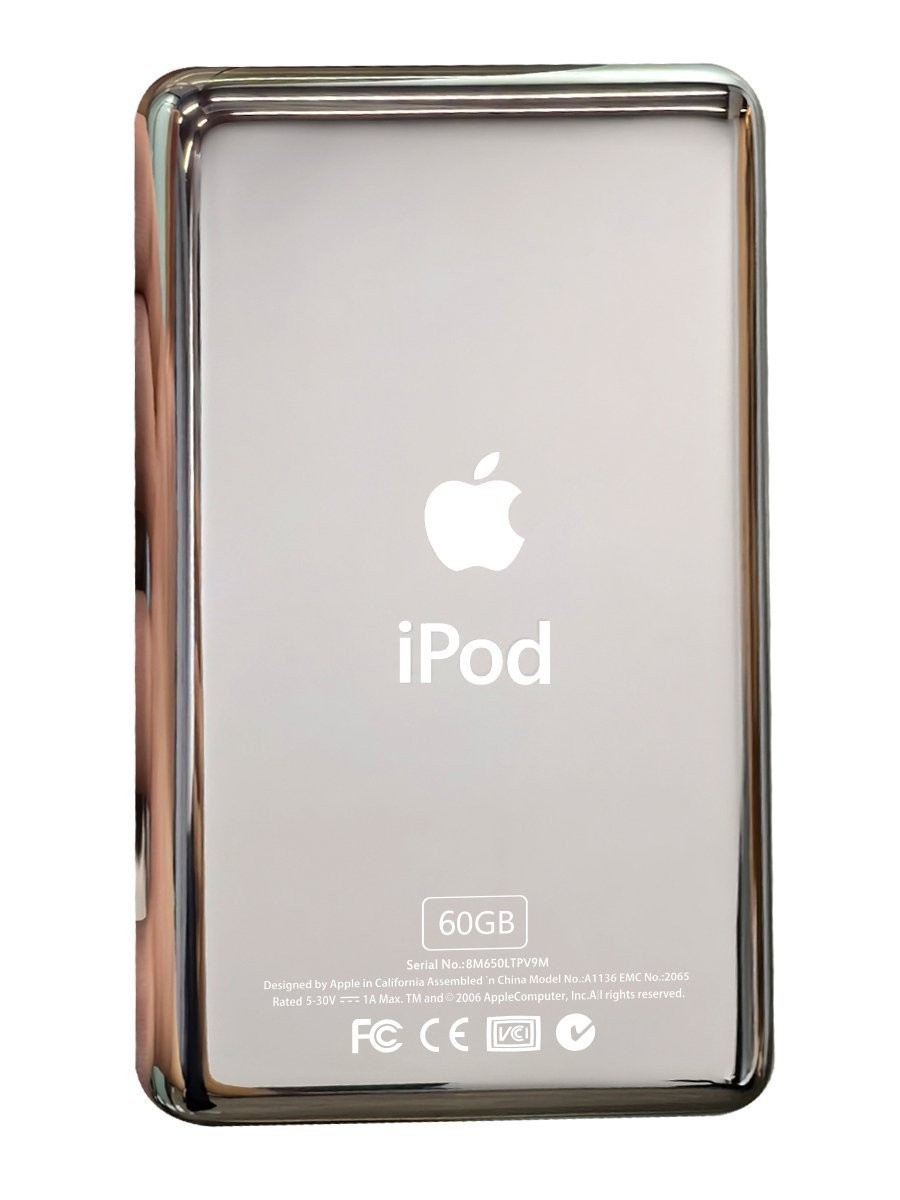 Replacement Back Plate Apple iPod Classic 5th 6th Gen Housing Rear Thick 60GB