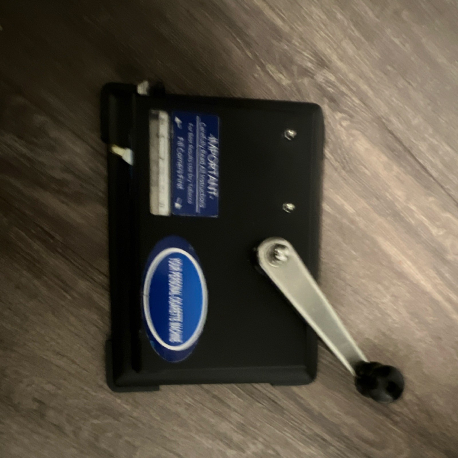 Manual Tobacco Roller Machine with Crank Handle