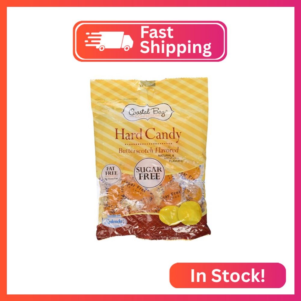 Coastal Bay Sugar Free Butterscotch Flavored Hard Candy