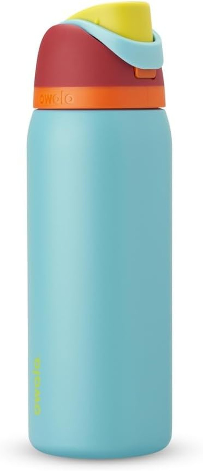 Freesip Insulated Stainless Steel Water Bottle with Straw, Bpa-Free Sports Water