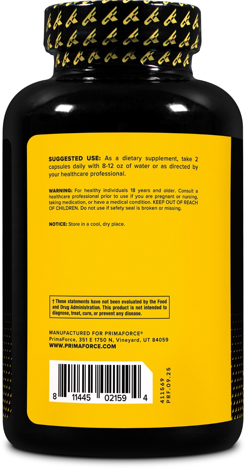PrimaForce HMB Supplement (1,000mg) 200 Capsules - 100 Servings