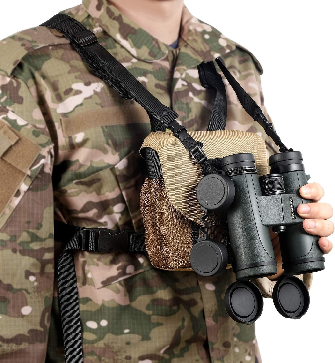 Universal Full-Size Binoculars Bag with Harness - Maximize Protection & Access
