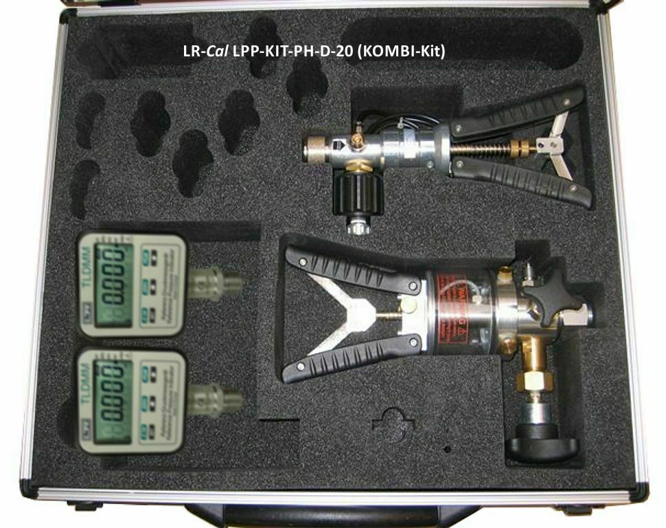 LR-Cal LPP PHD-10 Digital Pneumatic & Hydraulic Pressure Calibration Kit 1000