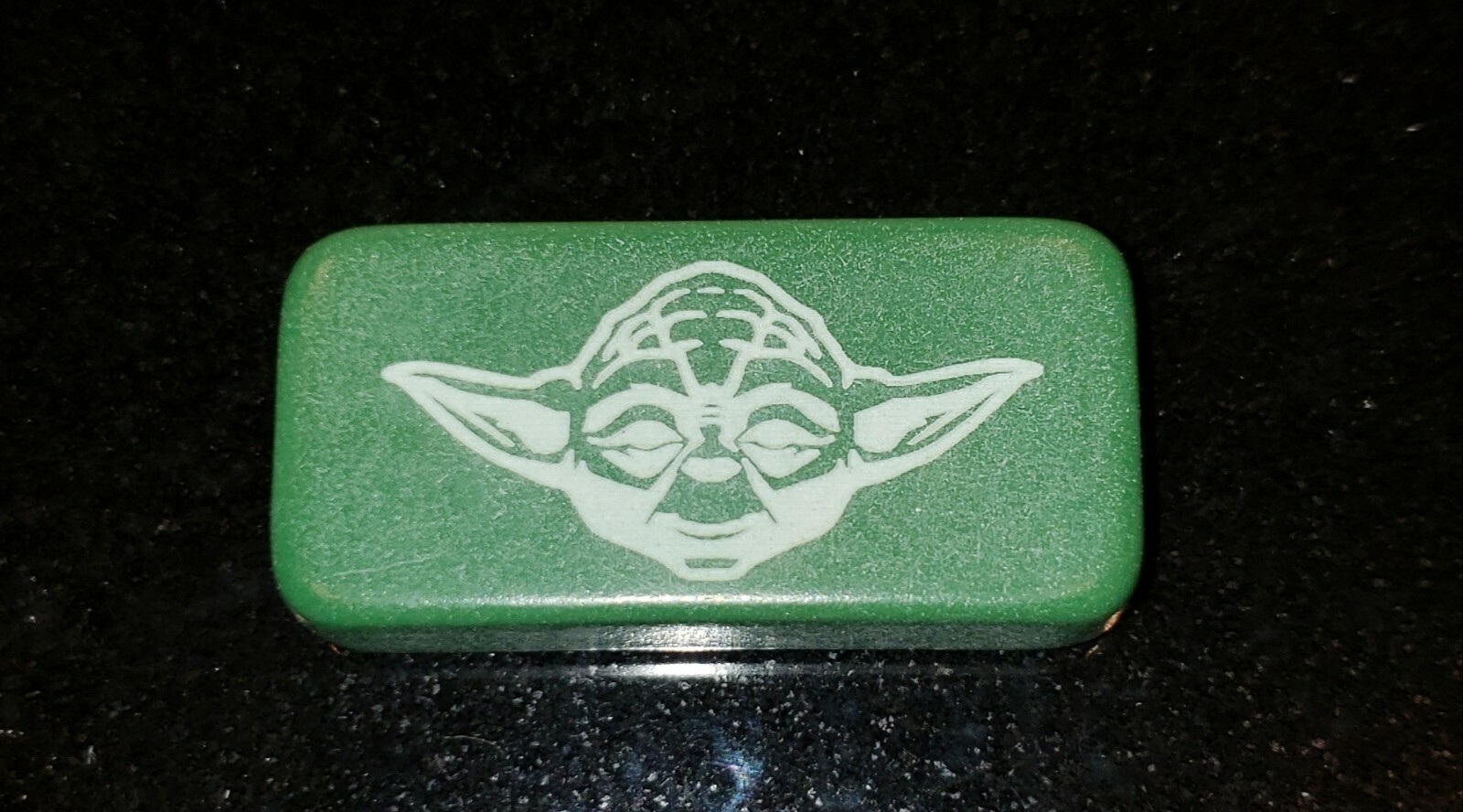 Custom Double 6 set of GREEN Dominoes Star Wars YODA W/FREE PERSONALIZATION