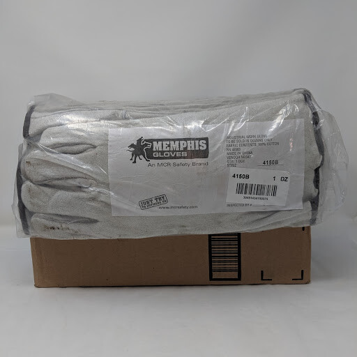 Memphis Glove Leather Industrial Work Gloves # 4150B 12 Pack