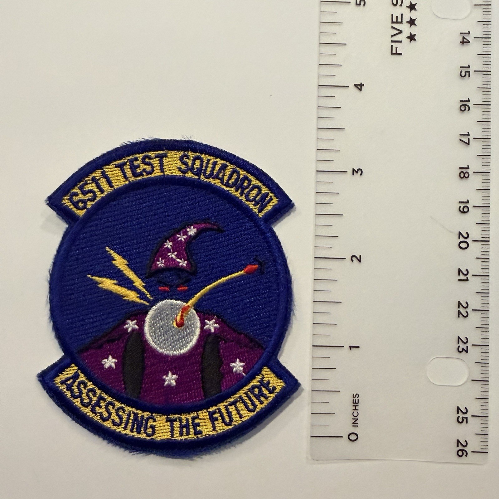 USAF 6511th TEST SQUADRON MILITARY PATCH Blue purple Yellow