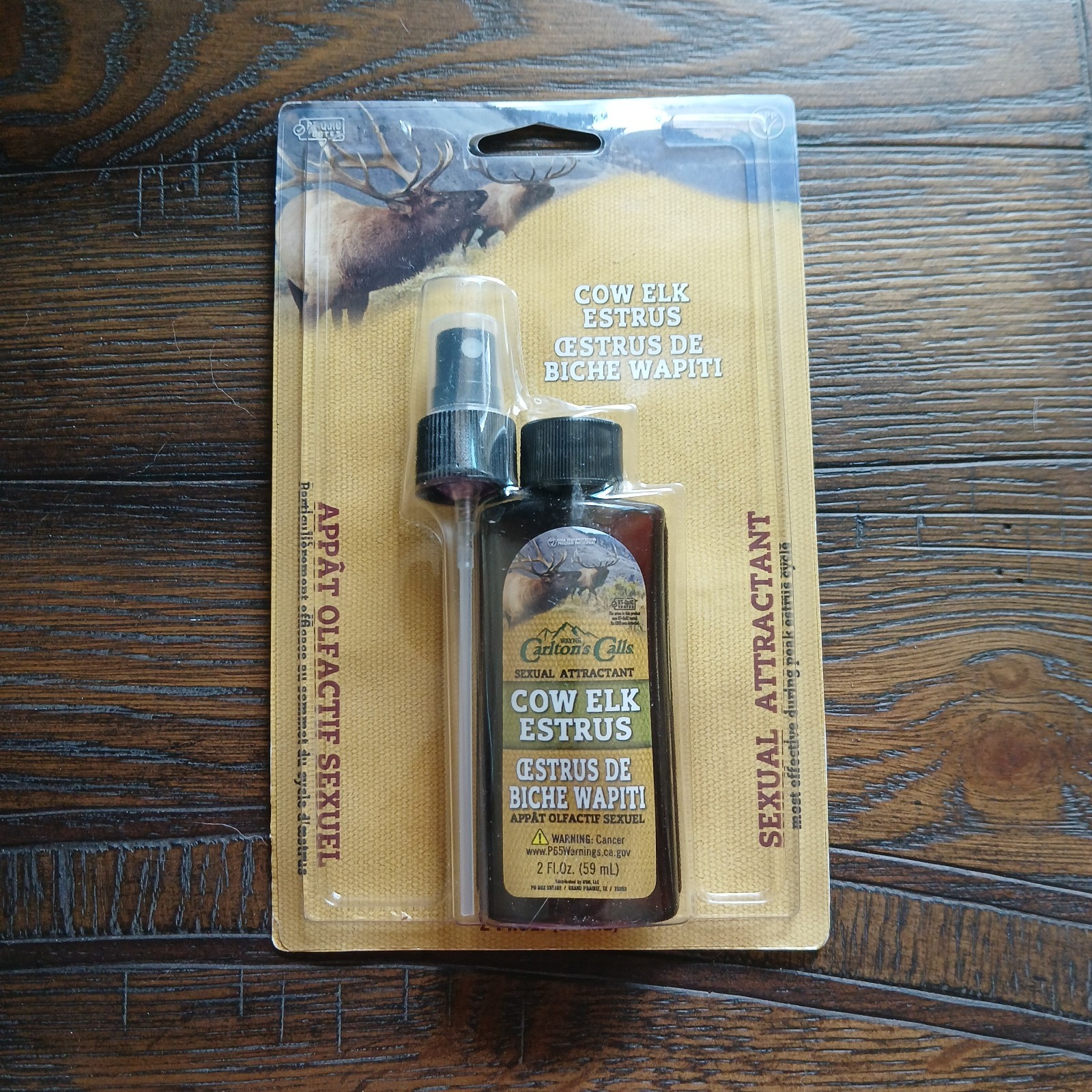 Wayne Carlton's Calls Cow Elk Sexual Attractant 2oz - NEW