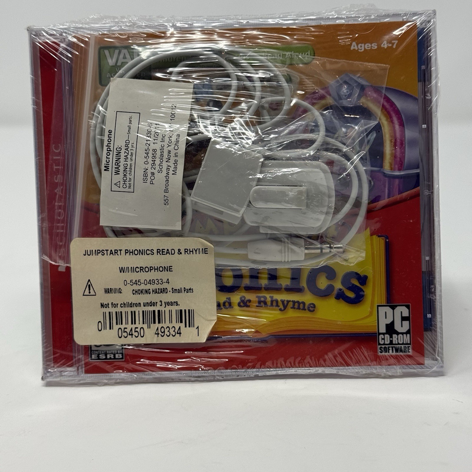 Jump Start Phonics Read & Rhyme PC CD-ROM 2007 New Sealed!