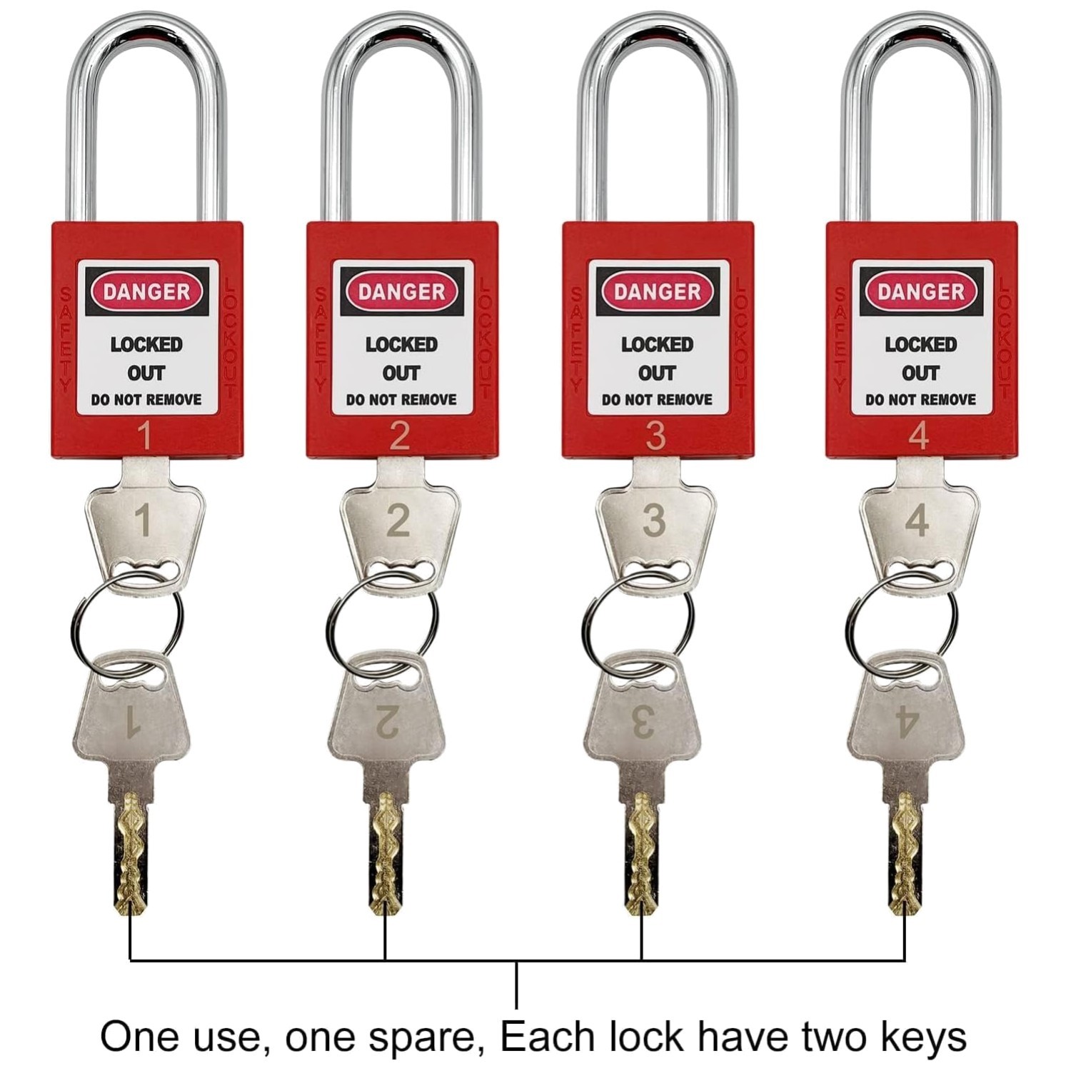 Portable Lockout Pouch with Padlocks