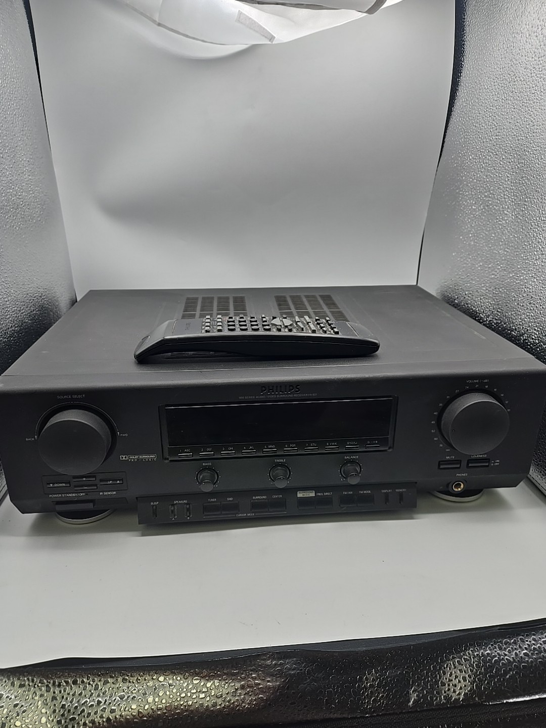 Stereo Receiver Phillips FR931P BK01 TESTED Working