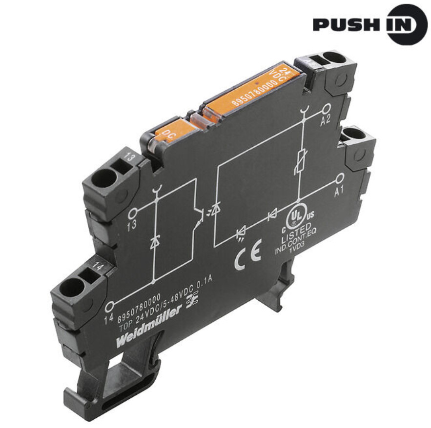 OEM New Weidmuller 1254880000 Solid State Relay SSR 4A 24VDC 1 Unit