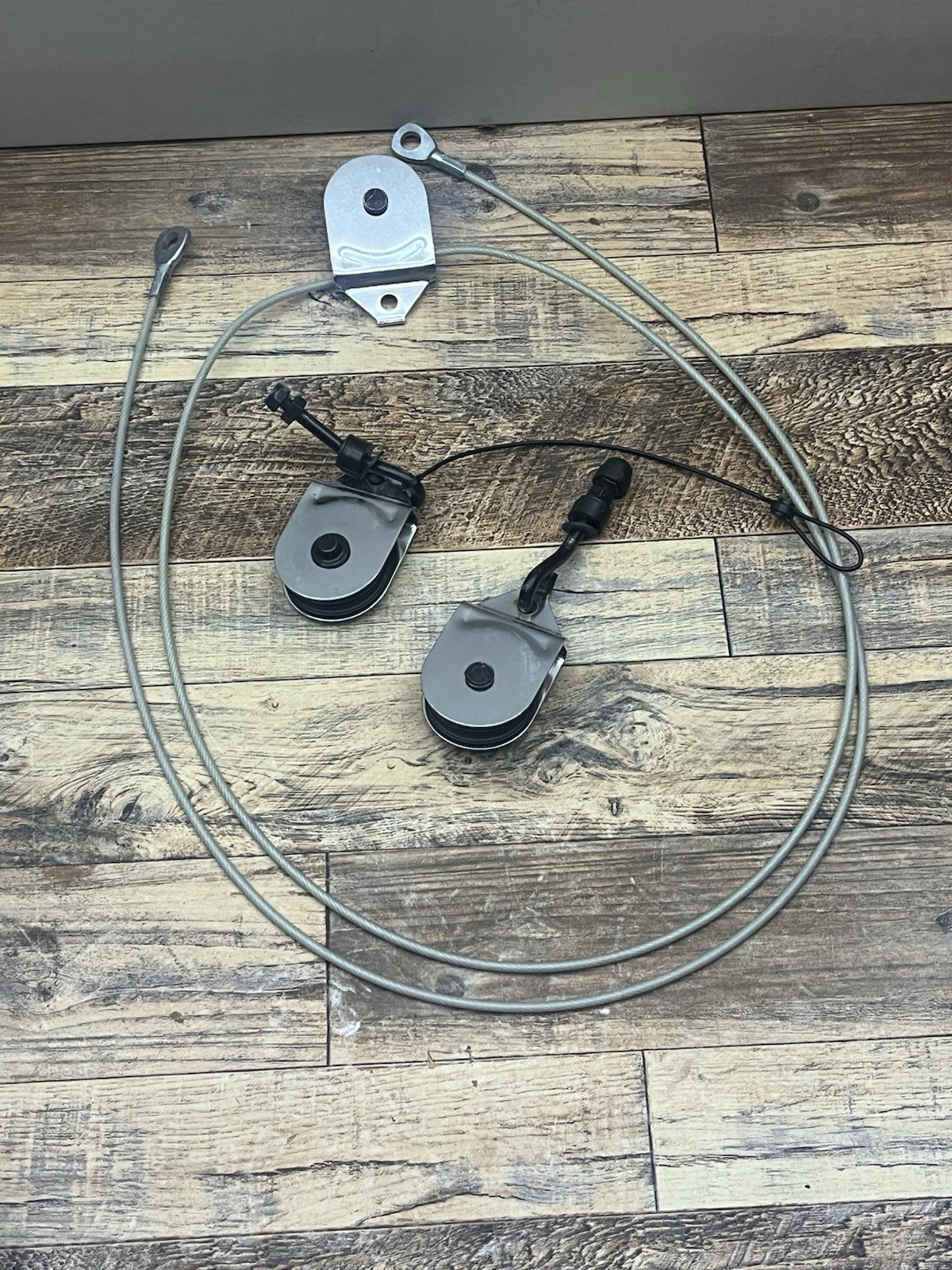 Total Gym Ultimate Main Cable Pulley Assembly With Handles Pulley and Cable Read
