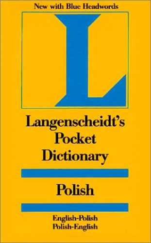 Langenscheidt's Pocket Polish - Paperback, by Langenscheidt - Very Good