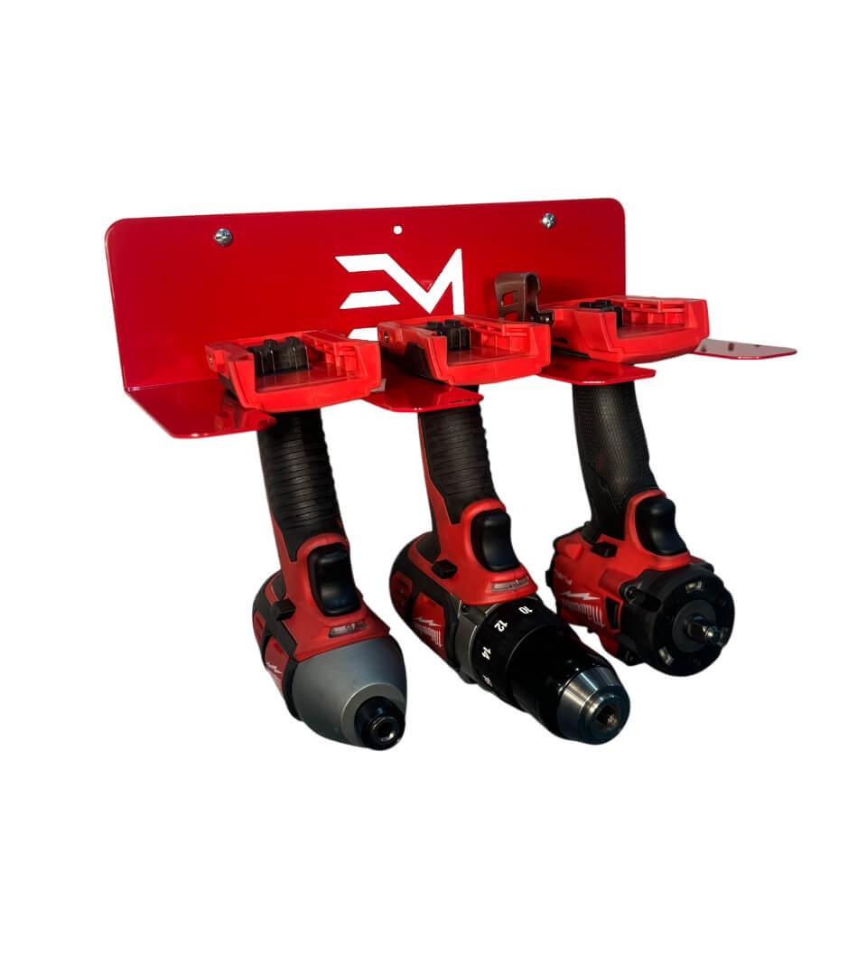 3-Slot Drill Organizer - Compatible with Milwaukee