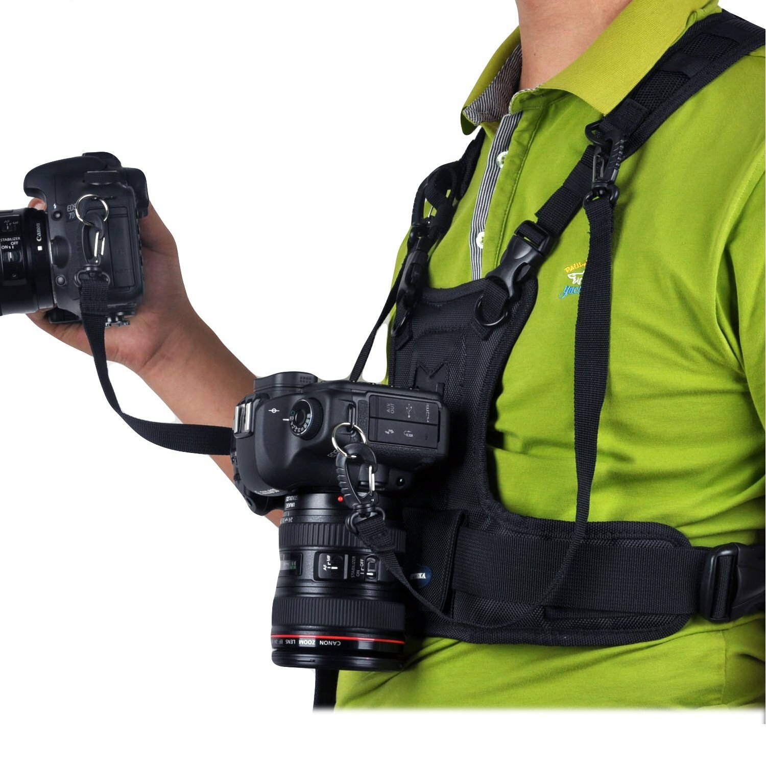 Opteka MCH-25 Multi Camera Carrier Harness Holster System for Digital SLR Camera