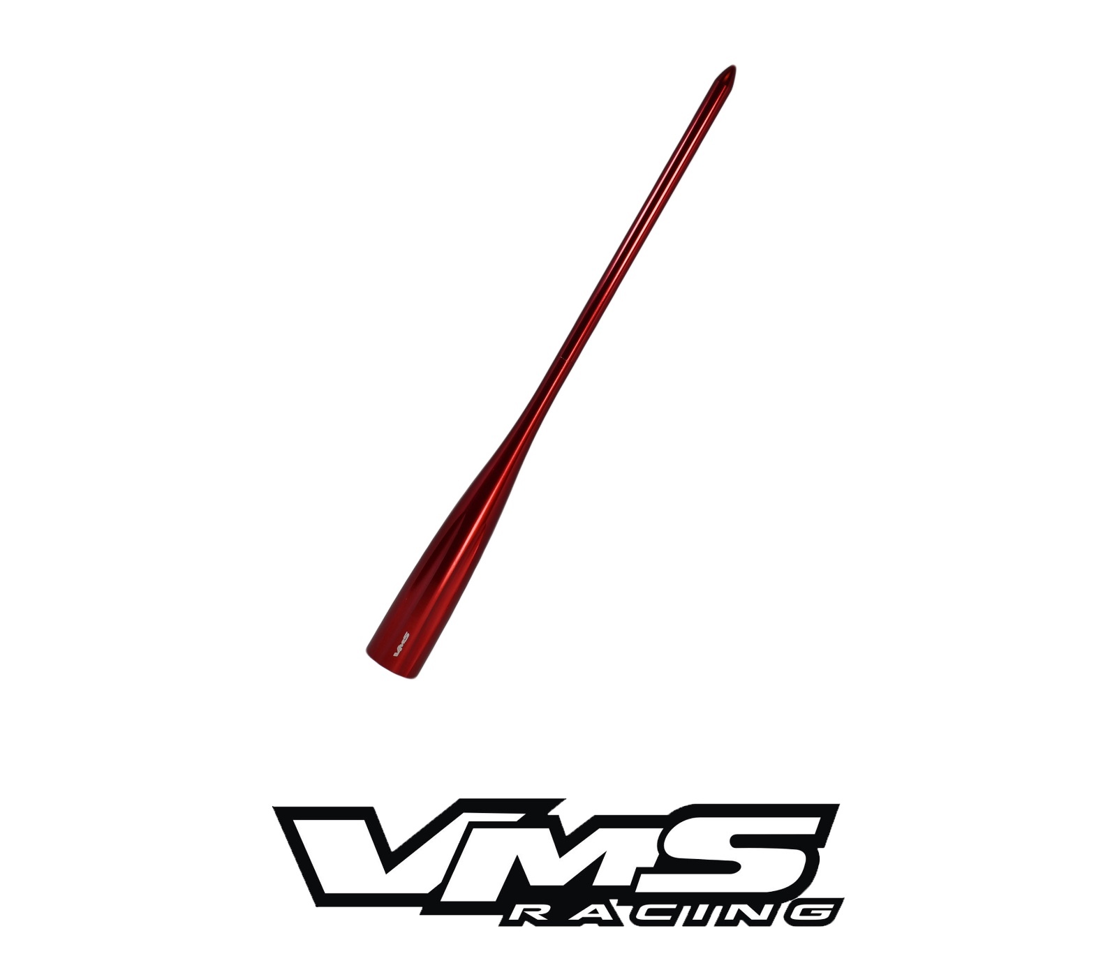 VMS RED 13" LONG SPIKE RADIO ANTENNA FOR 14-16 HARLEY DAVIDSON ULTRA W/ TOUR-PAK