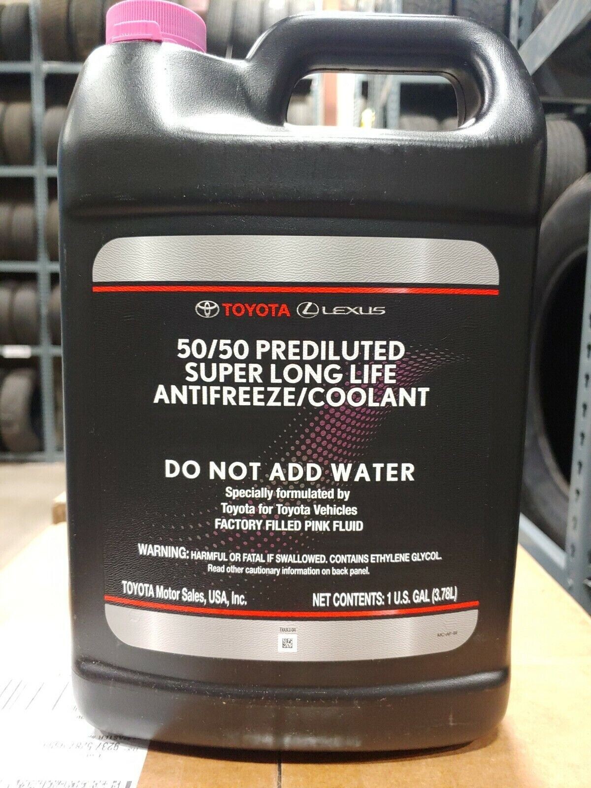 1 Coolant Pink TOYOTA-Scion Super LongLife Antifreeze Gallon OEM GENUINE USA