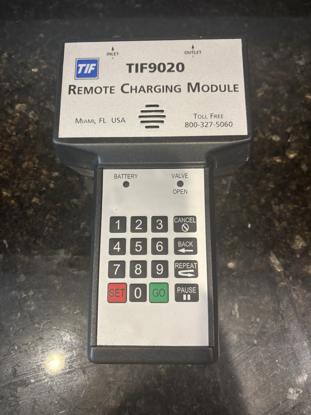 TIF Instruments 9020 Remote Charging Module In Case WORKS TESTED TIF9020